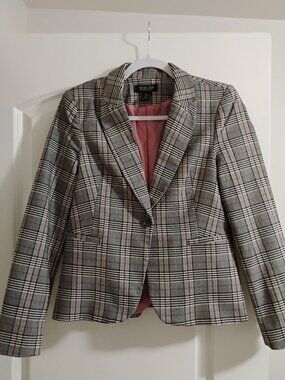 Rachel Zoe Plaid Blazer Jacket – Tailored Chic